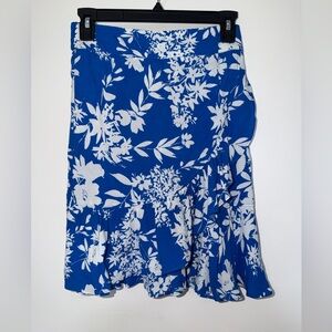 Jane and Delancey Blue & White Skirt size XS new with tags